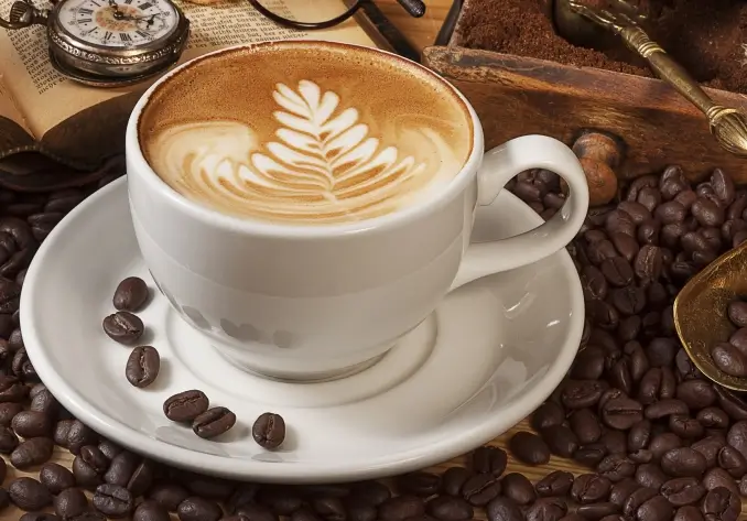 cappuccino com chocolate
